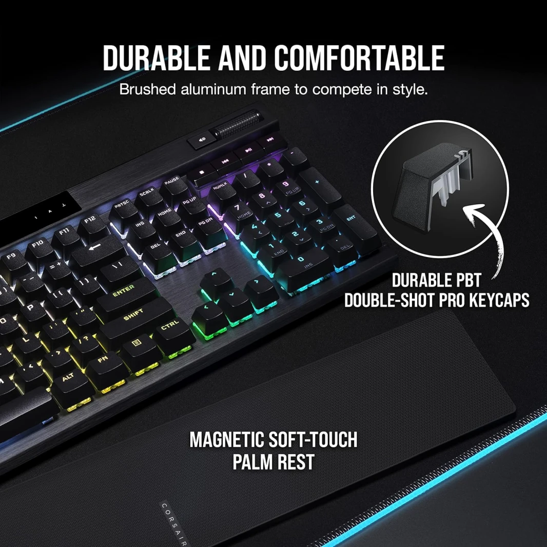 Corsair K70 RGB PRO Wired Mechanical Gaming Keyboard – MX RED (Linear)