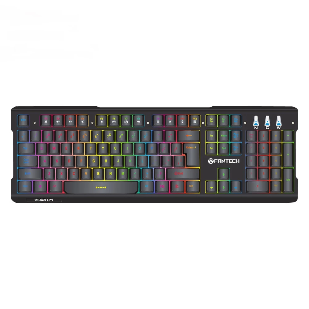 لوحة مفاتيح الألعاب Fantech K612 Soldier RGB
