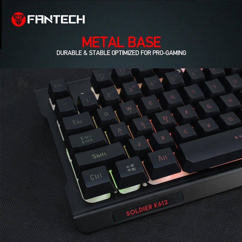 لوحة مفاتيح الألعاب Fantech K612 Soldier RGB