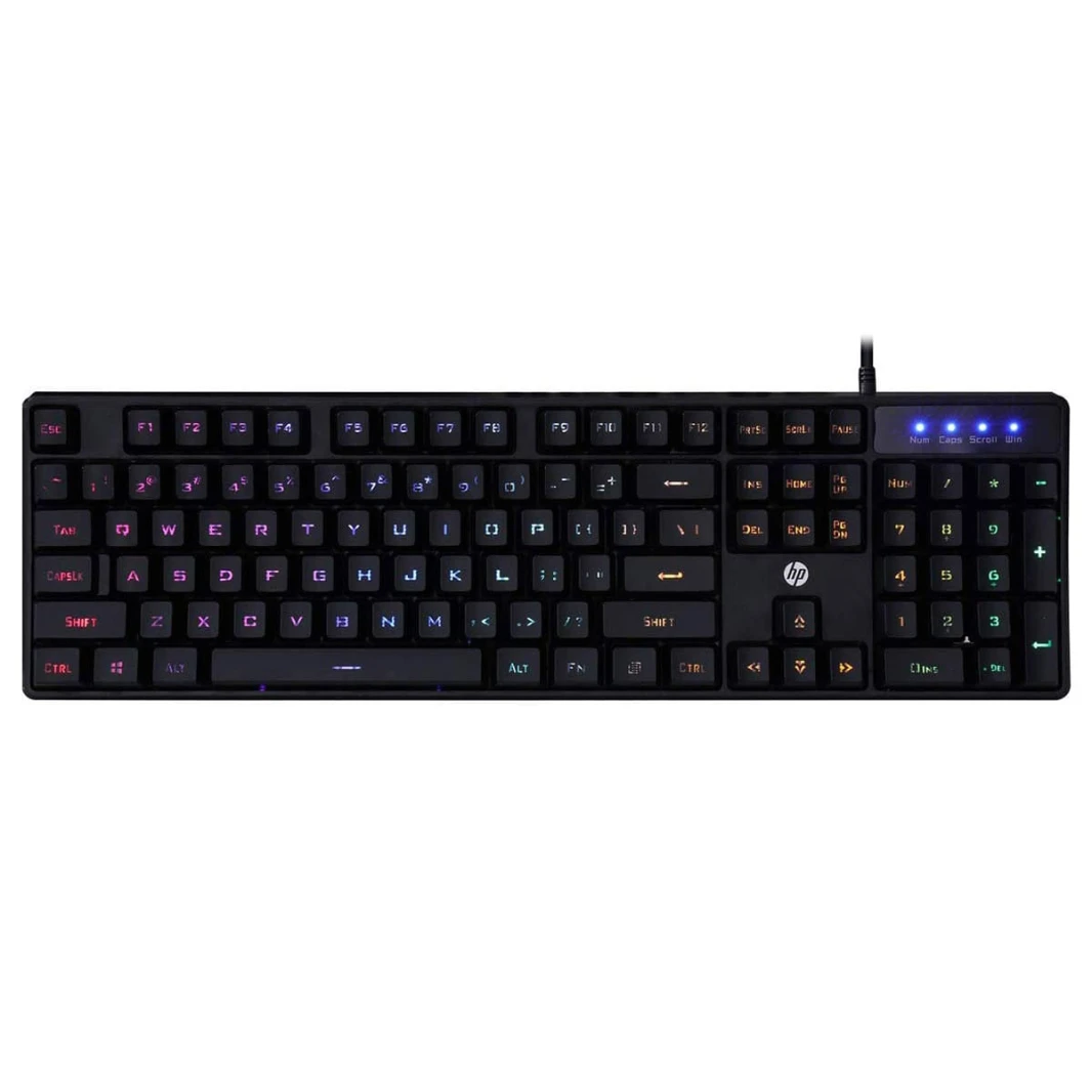 لوحة مفاتيح الألعاب الميكانيكية السلكية HP K300