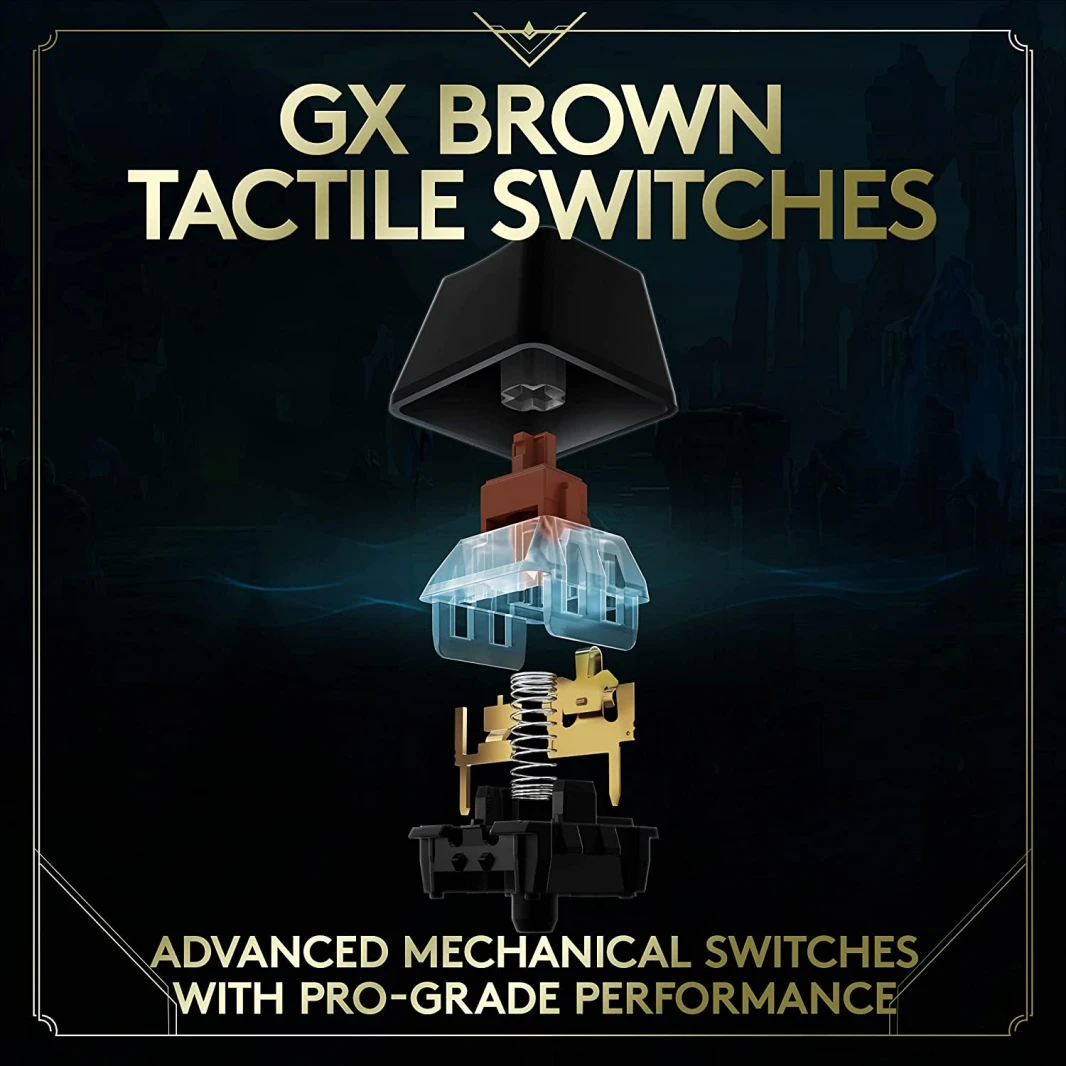 Logitech G PRO LIGHTSYNC RGB Mechanical Gaming Keyboard – Official League of Legends Edition