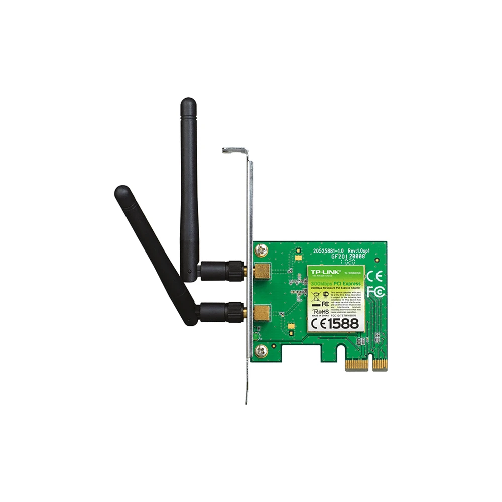 محول TP-Link اللاسلكي N PCI Express بسرعة 300 ميجابت في الثانية (TL-WN881ND)