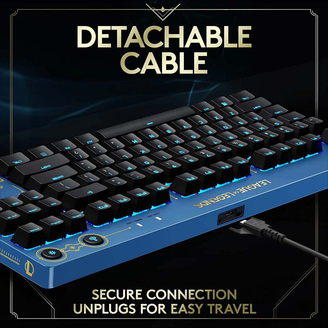 Logitech G PRO LIGHTSYNC RGB Mechanical Gaming Keyboard – Official League of Legends Edition