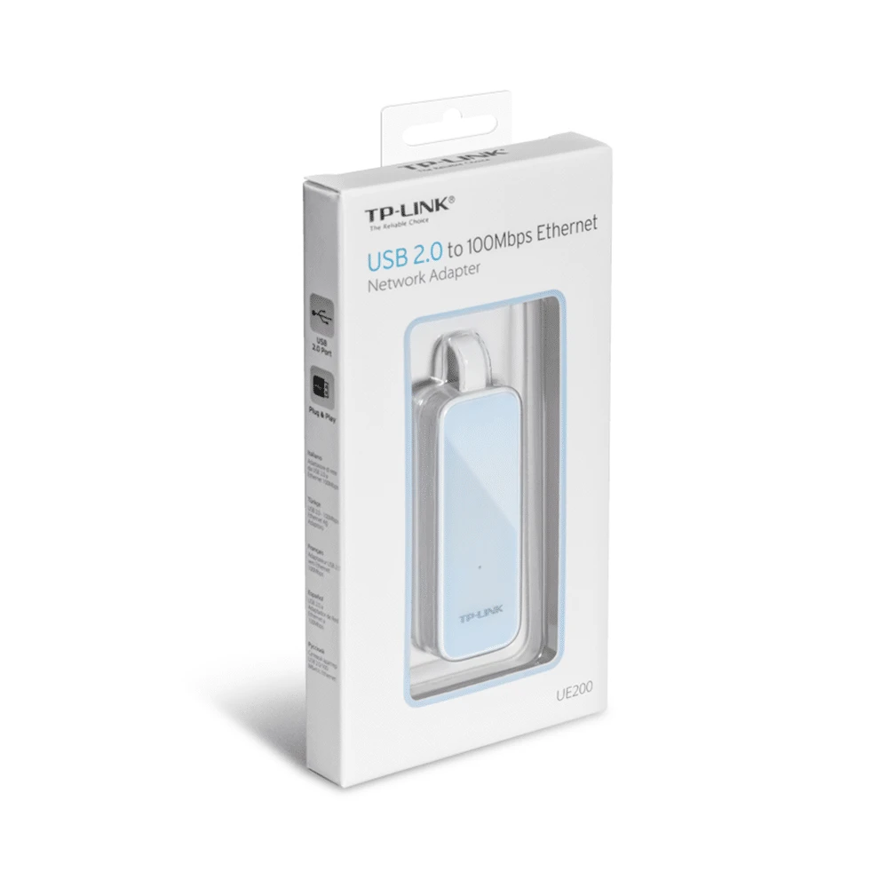 محول شبكة إيثرنت من USB 2.0 إلى 100 ميجابايت في الثانية من TP-Link (UE200)