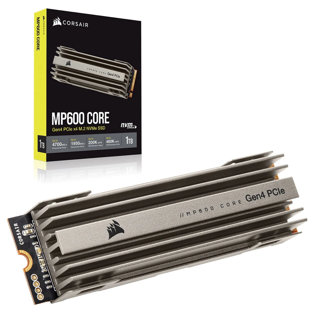 Corsair MP600 CORE 1TB M.2 NVMe PCIe x4 Gen4 SSD