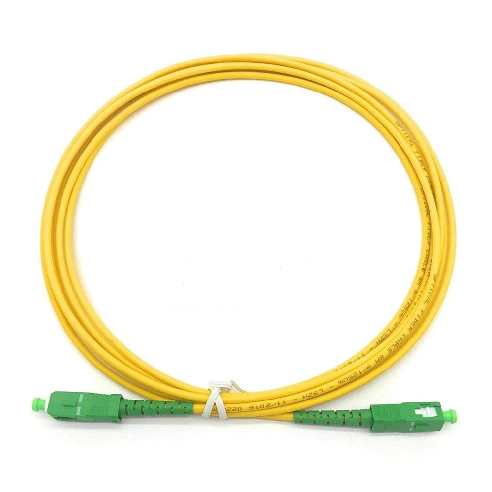 Fiber Optic SC/APC Patch Cord Cable (20M)