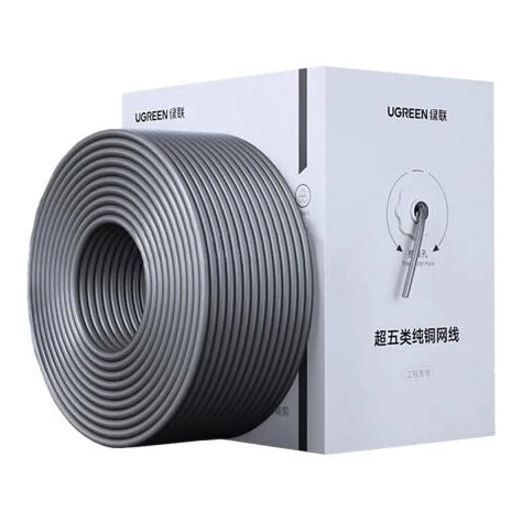 كابل شبكة UGREEN Cat6 UTP 23AWG من النحاس الخالص – 305 متر