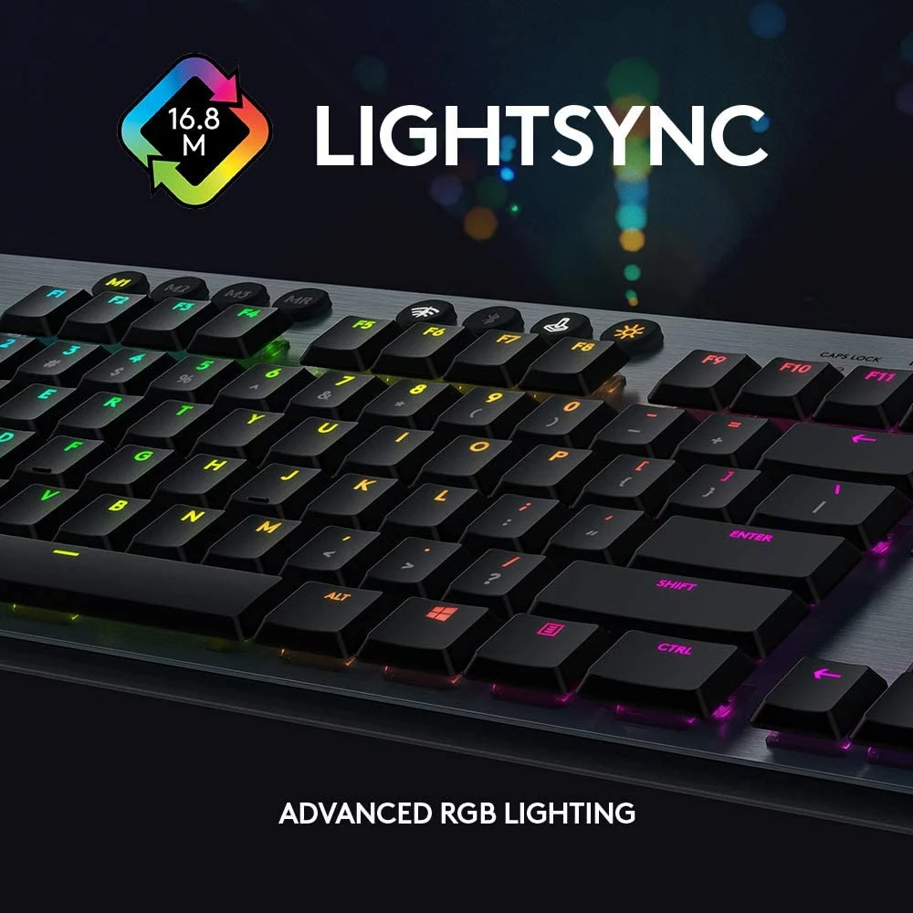 Logitech G915 RGB Wireless Mechanical Gaming Keyboard (Tactile)