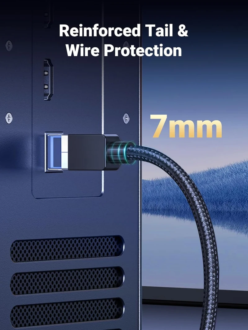 UGREEN Cat8 40Gbps 2000Mhz Shielded Ethernet Braided Cable – 3M