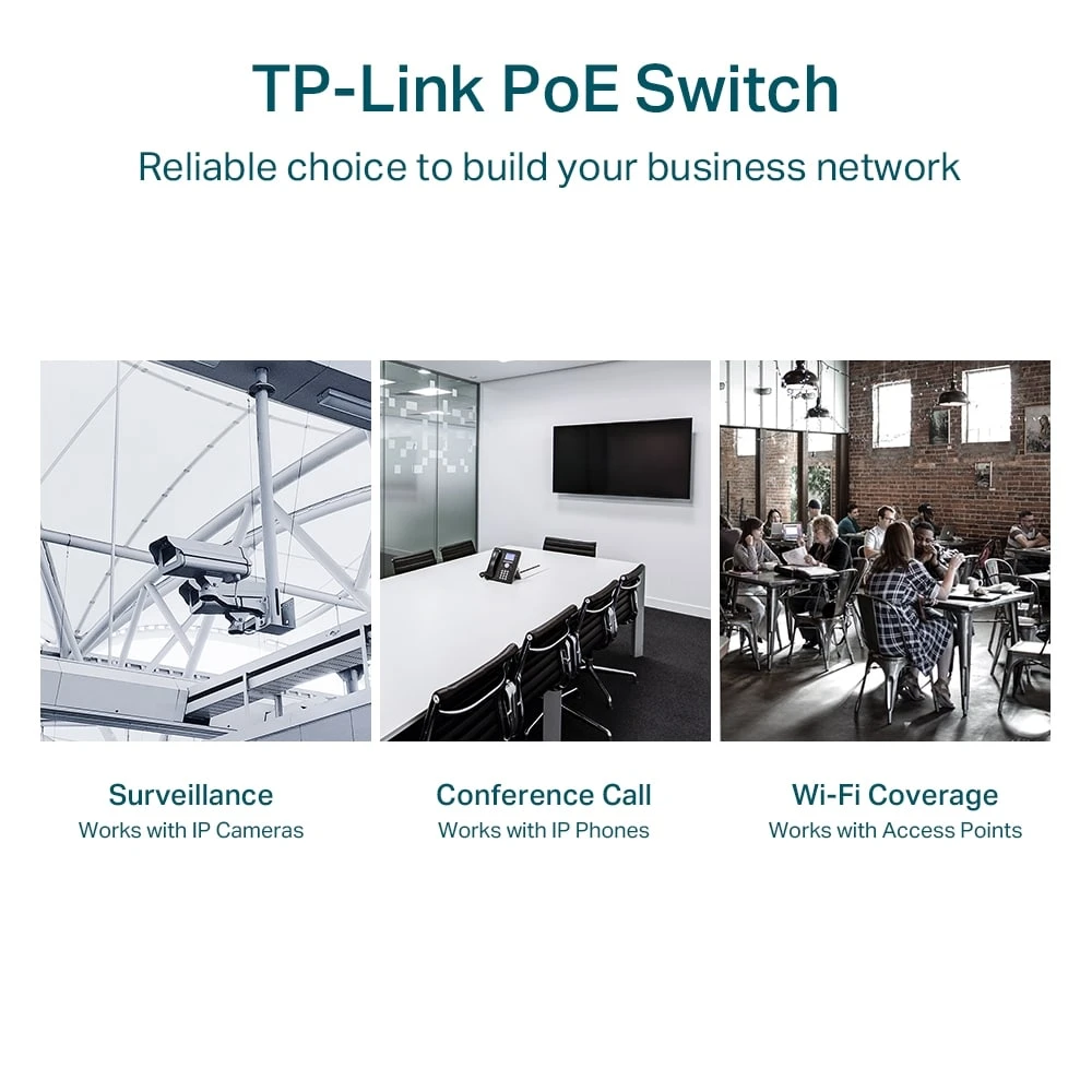 TP-Link SG1218MPE محول جيجابت سهل الاستخدام مزود بـ 18 منفذًا مع 16 منفذًا لـ PoE+