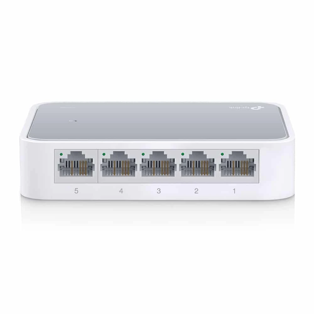 محول سطح المكتب TP-Link 5 منافذ 10/100 ميجابايت في الثانية (TL-SF1005D)