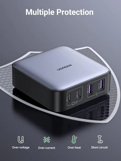 UGREEN Nexode 65W USB C GaN Desktop Charging Station