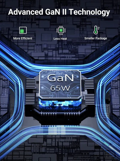 UGREEN Nexode 65W USB C GaN Desktop Charging Station