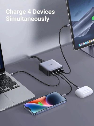 UGREEN Nexode 65W USB C GaN Desktop Charging Station