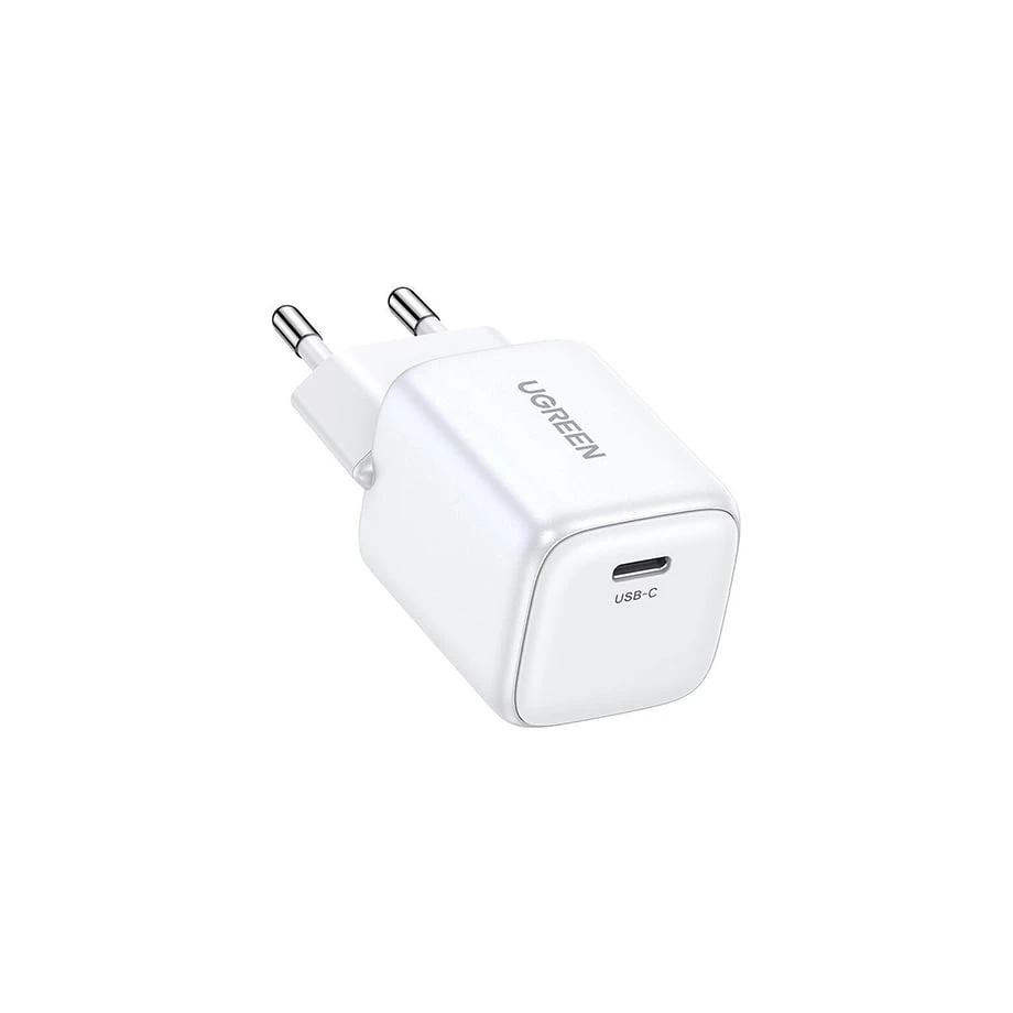 شاحن حائط UGREEN Nexode Mini 20W USB-C PD - أبيض