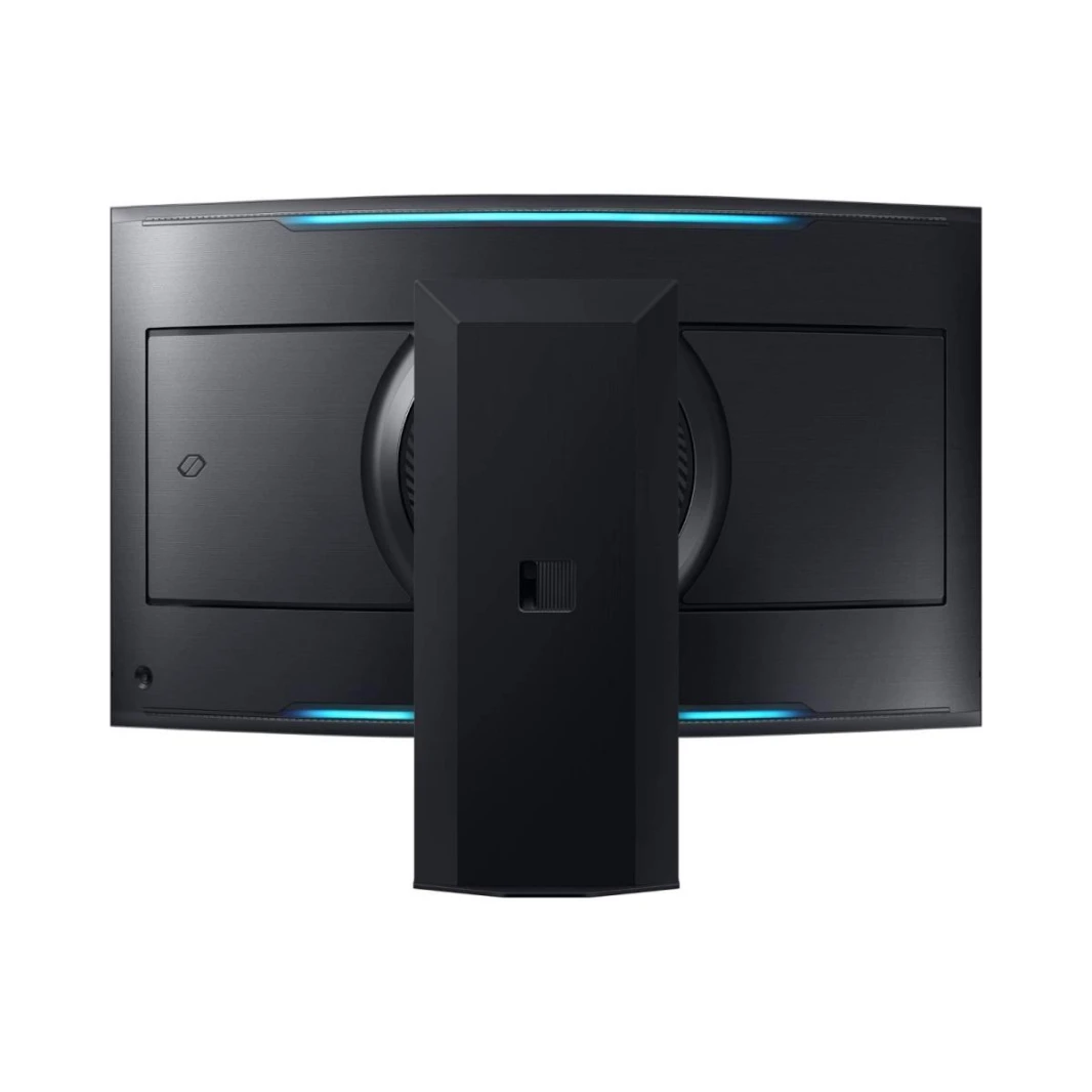 شاشة Samsung Odyssey ARK Smart 55" 4K UHD Curved Quantum Matrix Mini-Led، 165 هرتز 1 مللي ثانية (GTG)، HDR 2000، تغطية 95% DCI ألوان PRO، FreeSync Premium Pro، مع مكبرات صوت Dolby Atmos