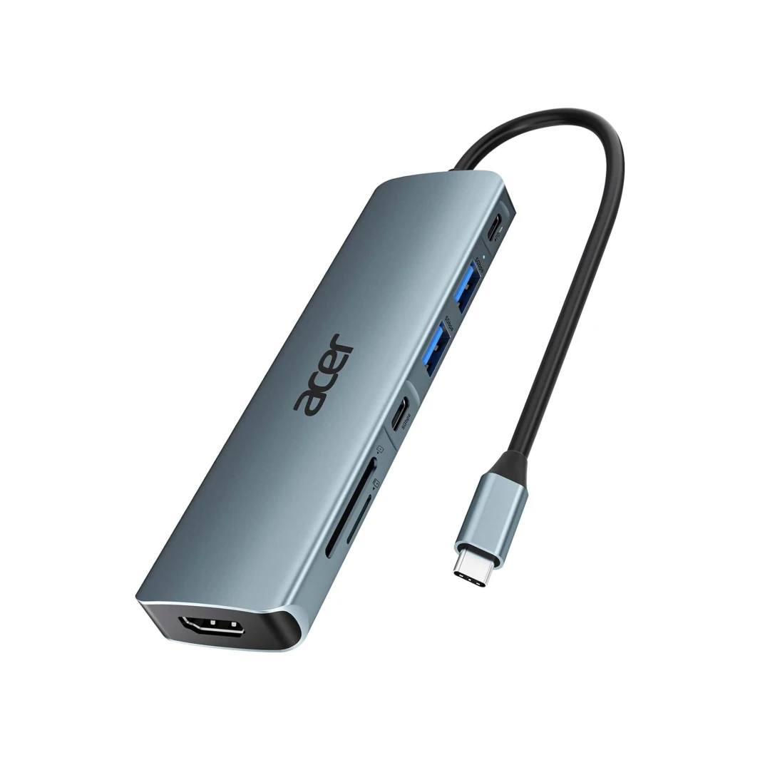 محول متعدد المنافذ USB C 7 في 1 من Acer