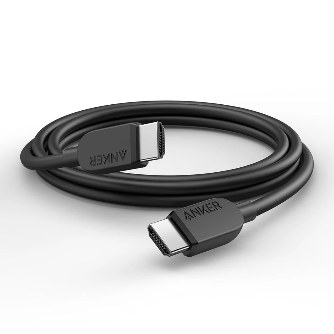 كابل Anker 8K HDMI 2.1 فائق السرعة بسرعة 48 جيجابت في الثانية - 1.8 متر