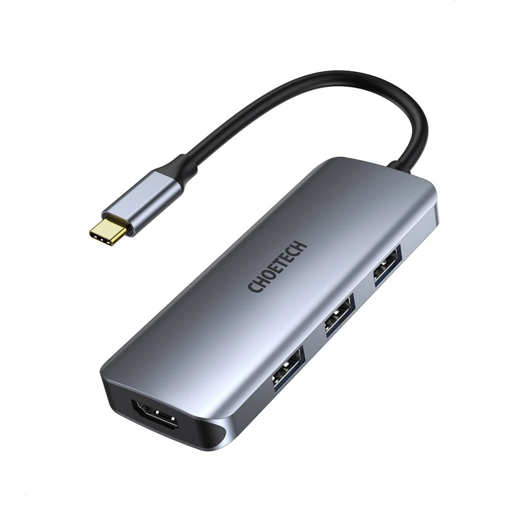 محول متعدد المنافذ USB C 7 في 1 من Choetech