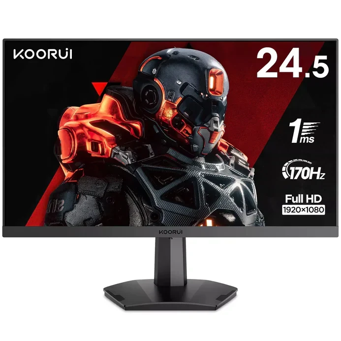 شاشة ألعاب Koorui 25E3A مقاس 24.5 بوصة VA 170HZ 1MS بدقة Full HD