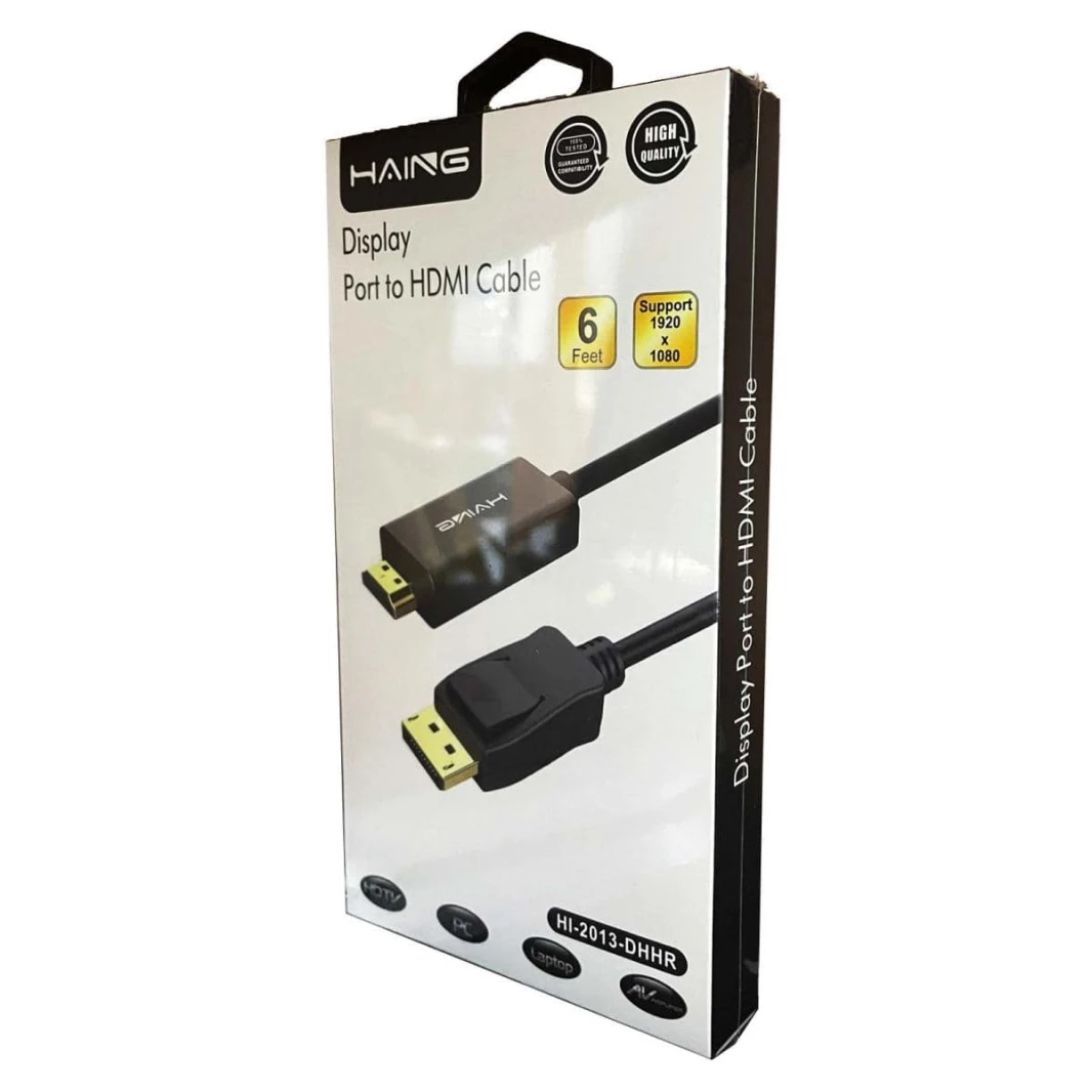 كابل DisplayPort إلى HDMI بطول 1.8 متر