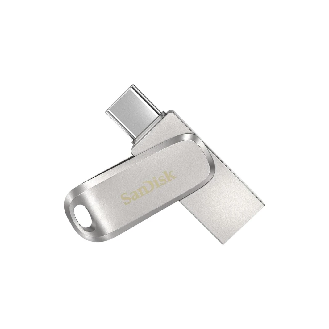 محرك أقراص فلاش SanDisk Ultra Dual Drive Luxe USB Type-C بسعة 128 جيجابايت