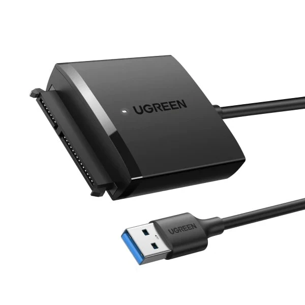 كابل محول SATA HDD مقاس 2.5 بوصة و3.5 بوصة إلى USB 3.0 من UGREEN