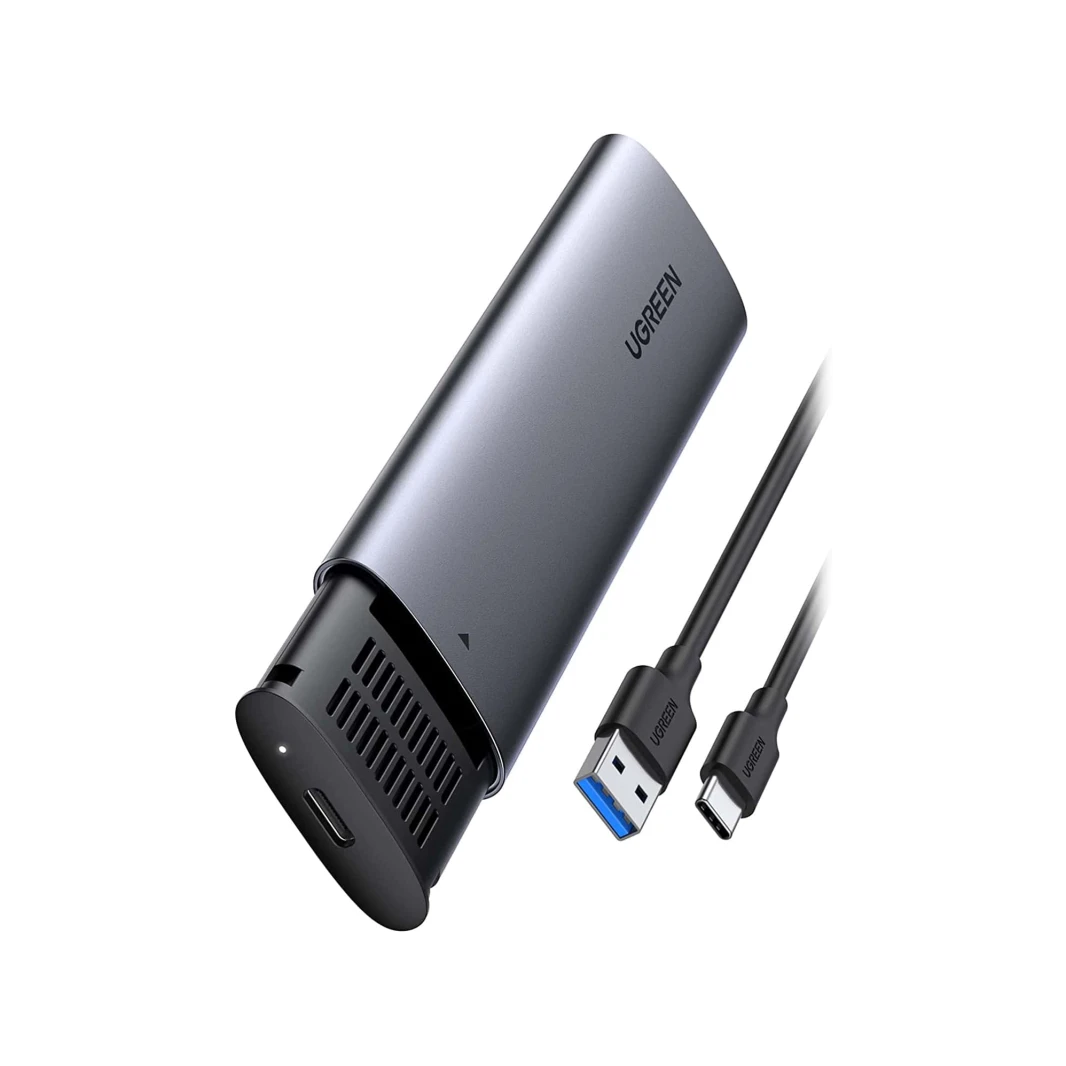 حاوية ألومنيوم UGREEN M.2 SATA NGFF SSD