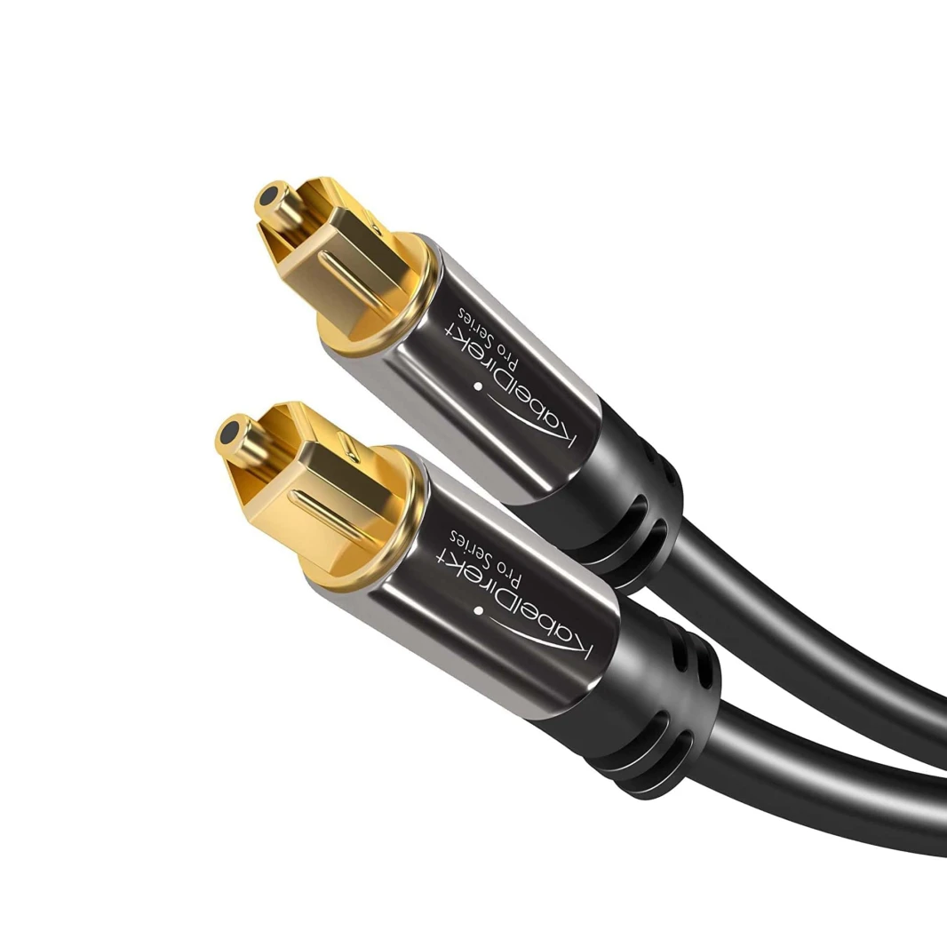 كابل صوت بصري Toslink من KabelDirekt – 10 أمتار