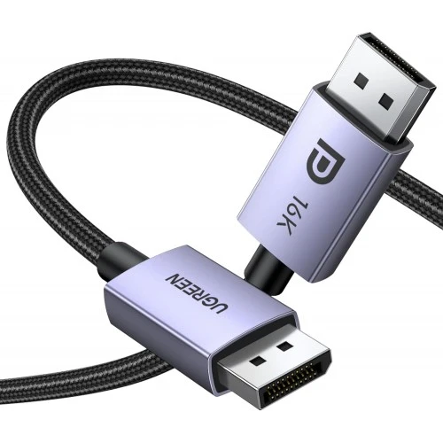 كابل 16K DisplayPort 2.1 VESA Certified DP 2.0 من UGREEN – 3 متر