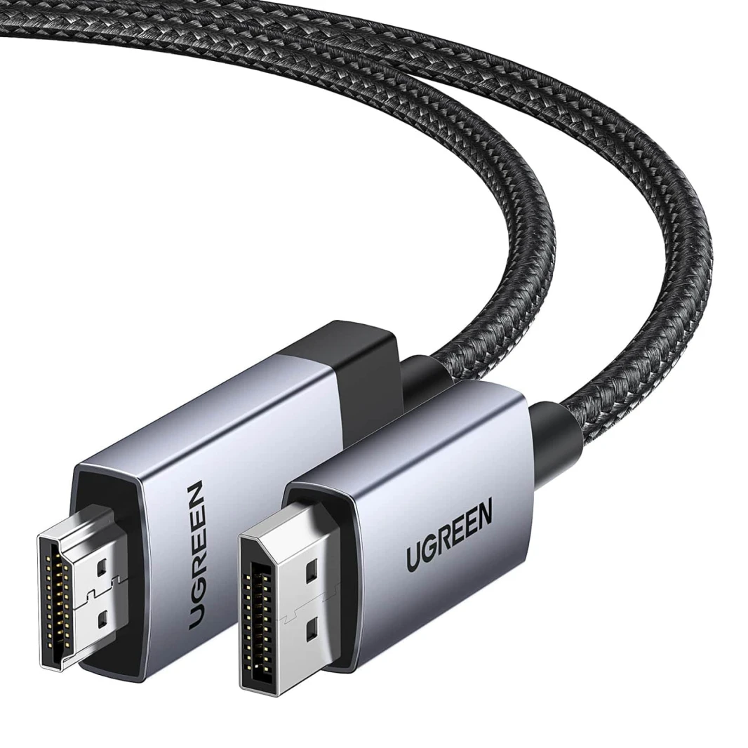 كابل UGREEN 4K@60Hz DisplayPort إلى HDMI – 2 متر