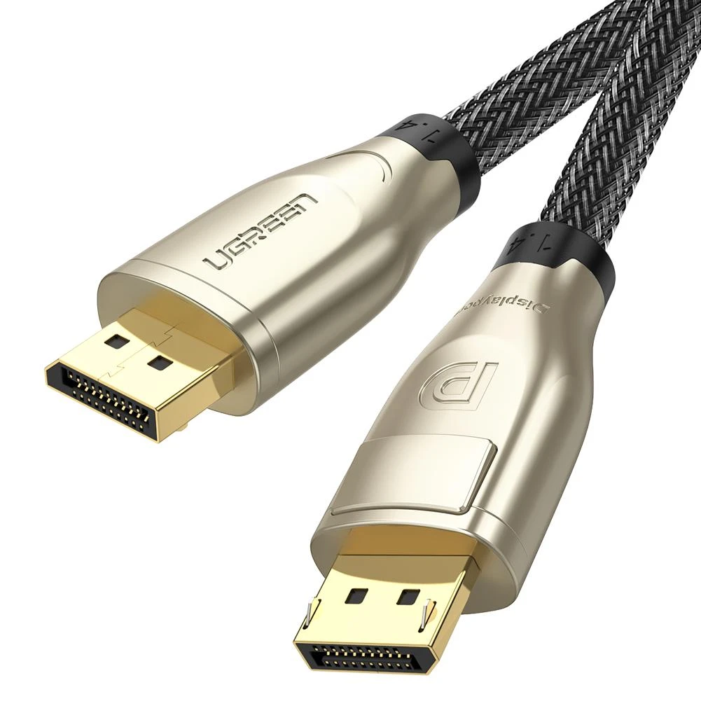 كابل 8K DisplayPort من ذكر إلى ذكر من UGREEN – 2 متر