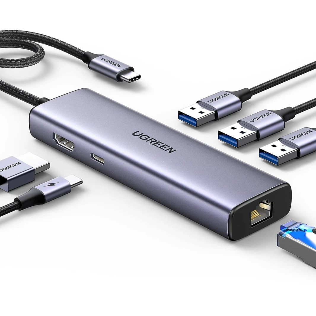 موزع USB-C 6 في 1 من UGREEN Revodok