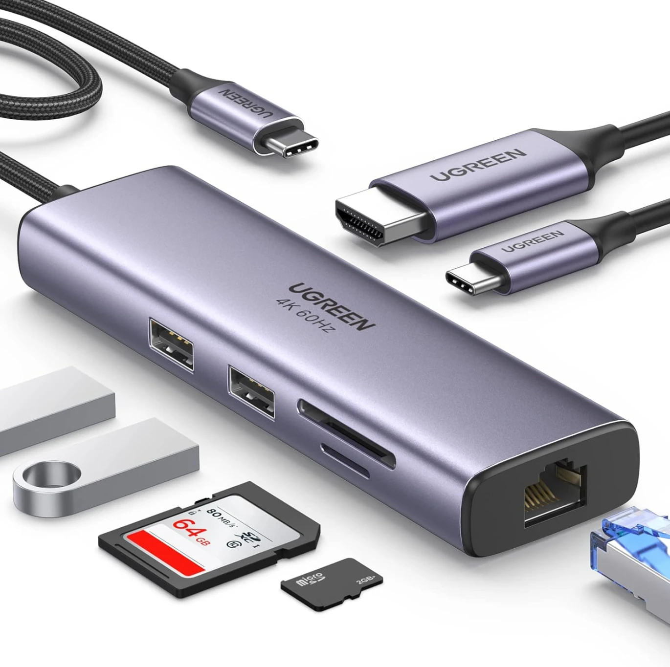 موزع USB C 7 في 1 من UGREEN Revodok