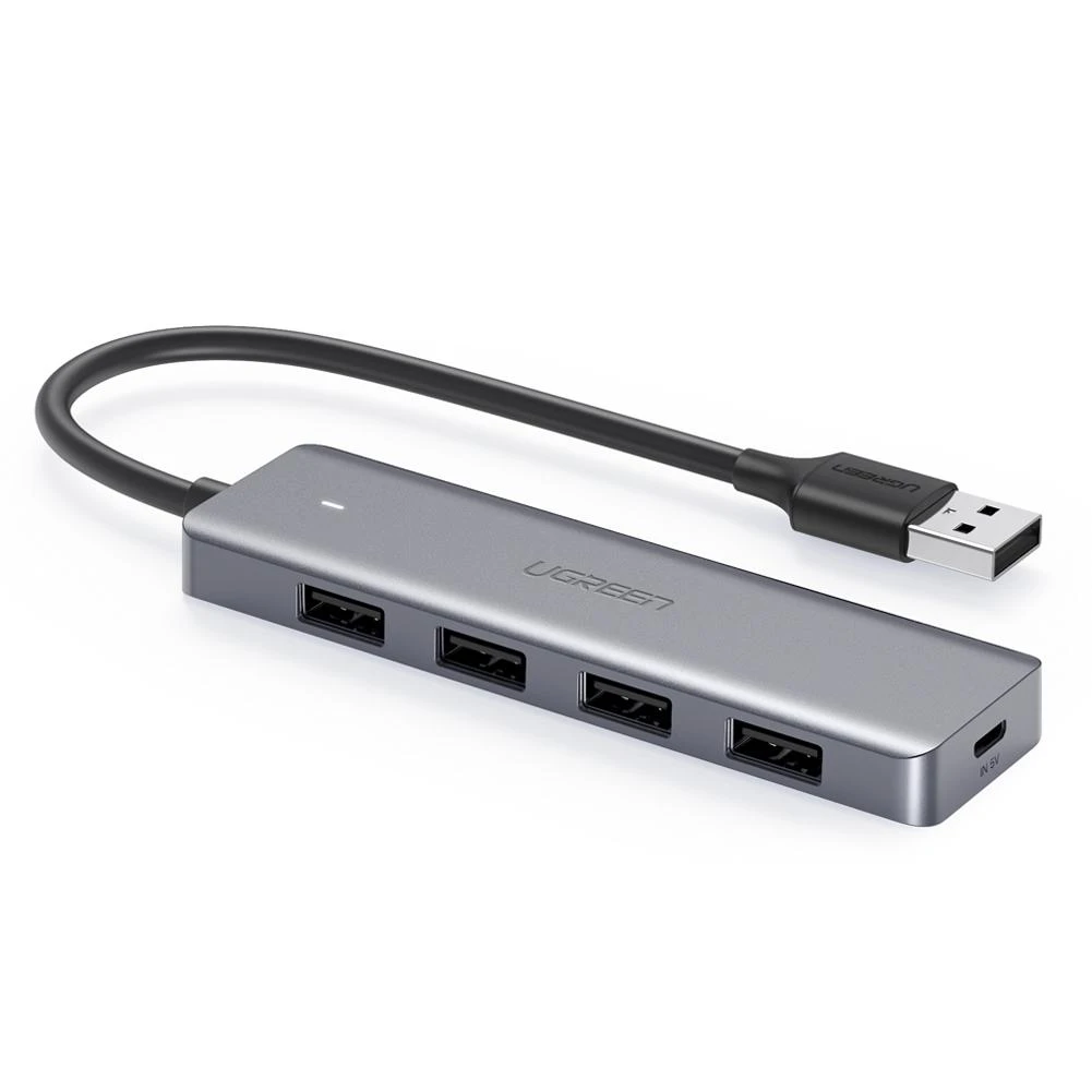 موزع USB 3.0 فائق النحافة من UGREEN مزود بـ 4 منافذ