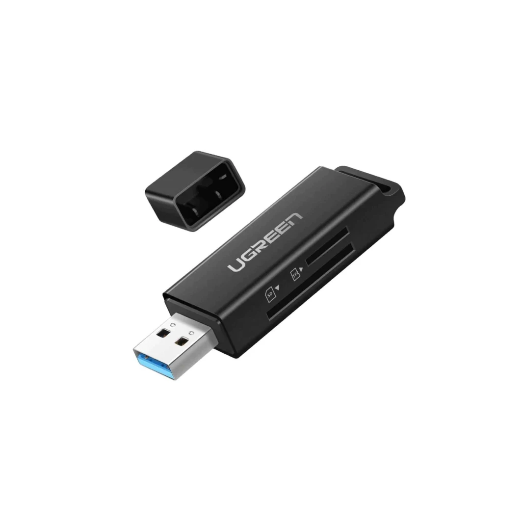 قارئ بطاقات SD/TF USB 3.0 من UGREEN