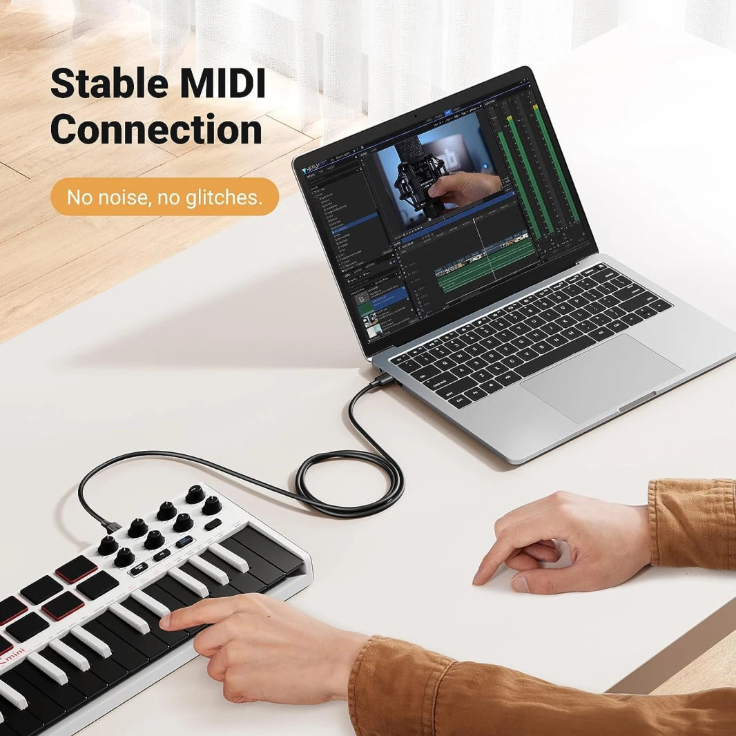 كابل طابعة UGREEN USB-A إلى USB-B 2.0 – 1.5 متر