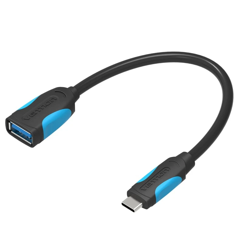 كابل Vention OTG USB 3.0 أنثى إلى Type-C ذكر – 10 سم