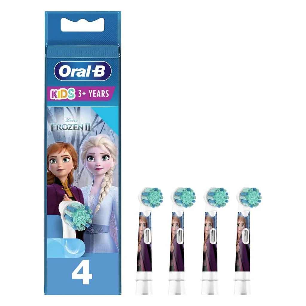Oral-B Kids Frozen 2 Electric Toothbrush Heads – 4 Pack