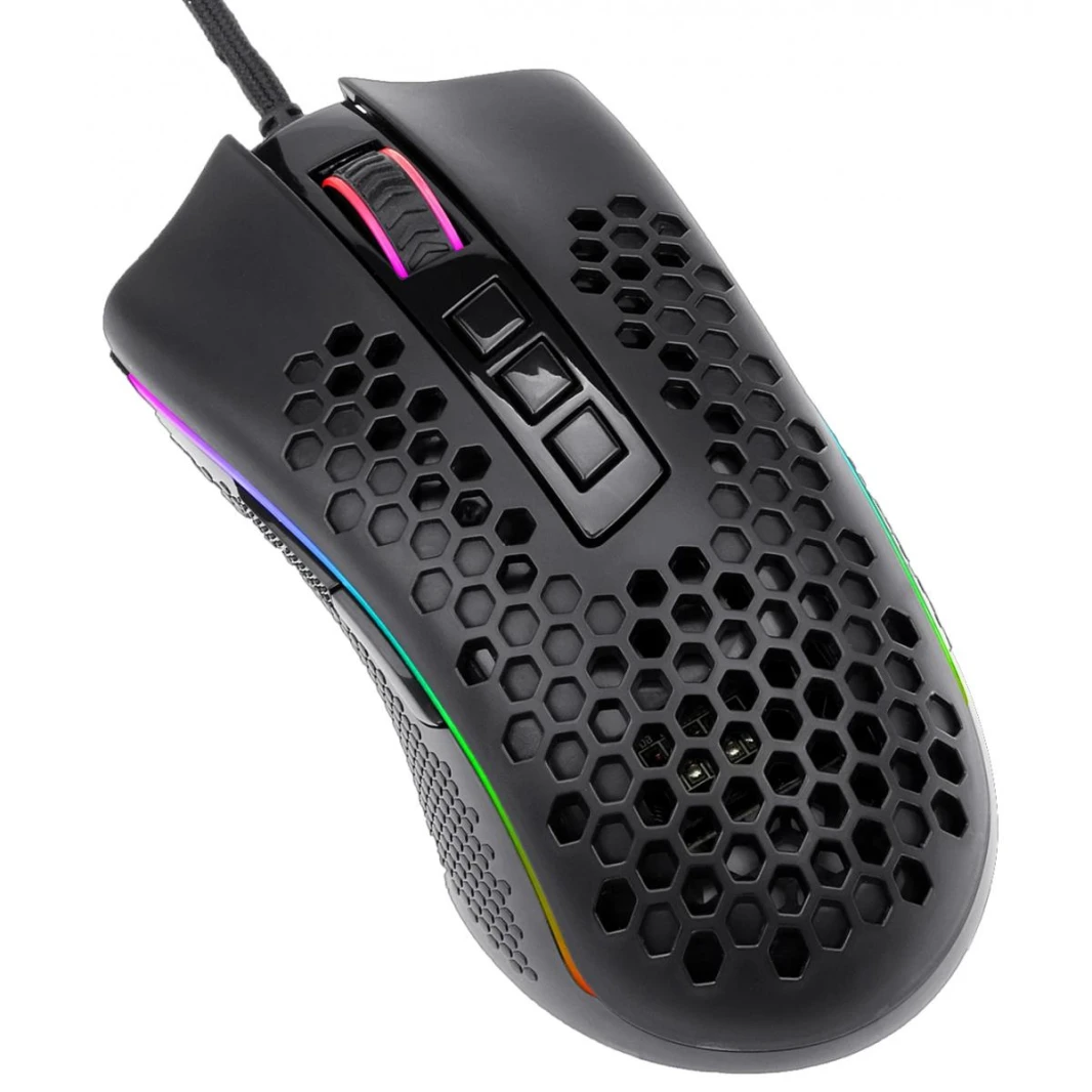 لوحة مفاتيح Redragon M808 Storm خفيفة الوزن RGB 85 جرامًا من Honeycomb Shell