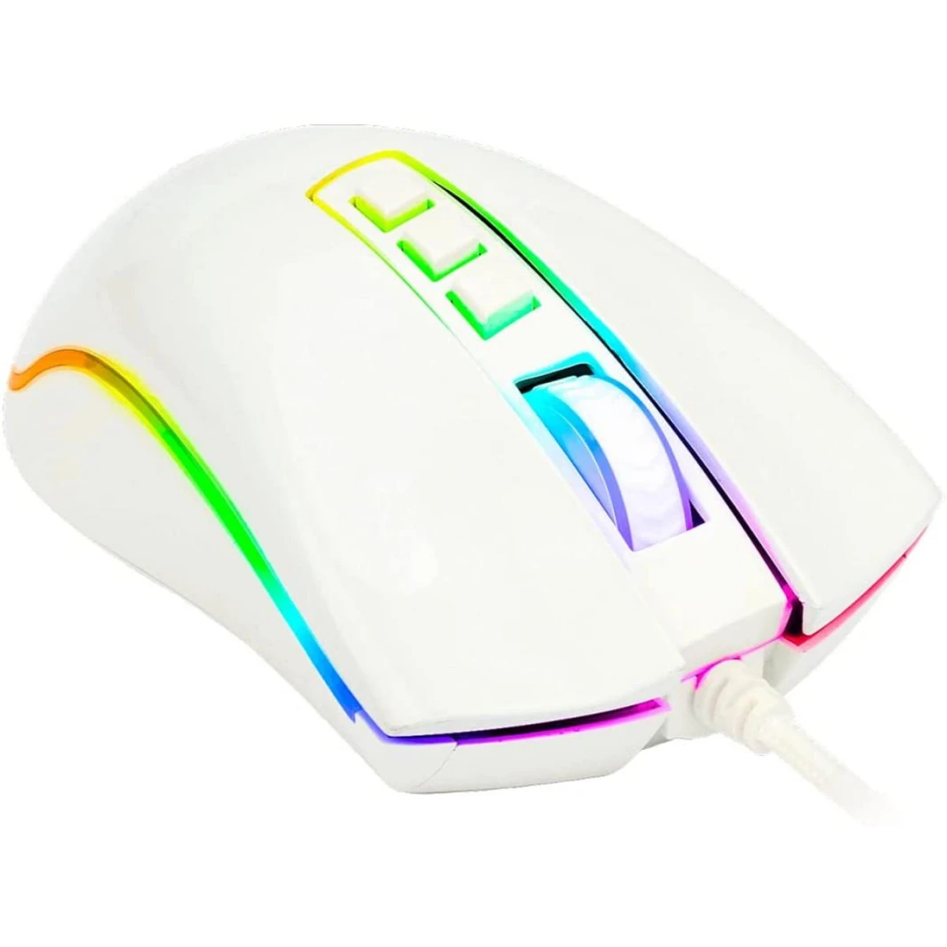 ماوس الألعاب Redragon M711 COBRA RGB - أبيض