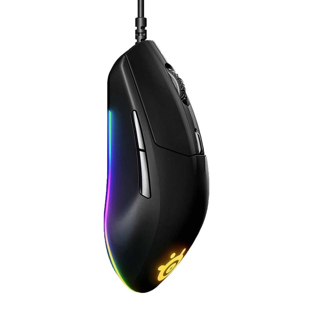 ماوس الألعاب SteelSeries Rival 3 - مستشعر بصري TrueMove Core بدقة 8500 نقطة في البوصة - 6 أزرار قابلة للبرمجة