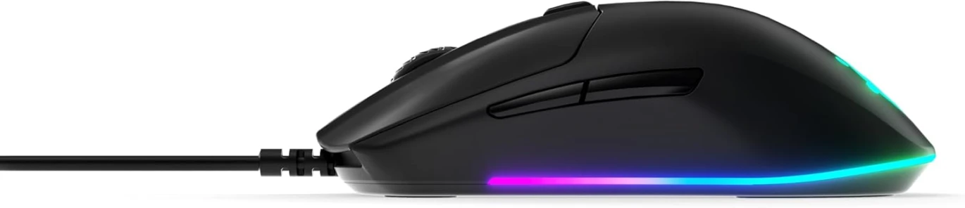 ماوس الألعاب SteelSeries Rival 3 - مستشعر بصري TrueMove Core بدقة 8500 نقطة في البوصة - 6 أزرار قابلة للبرمجة