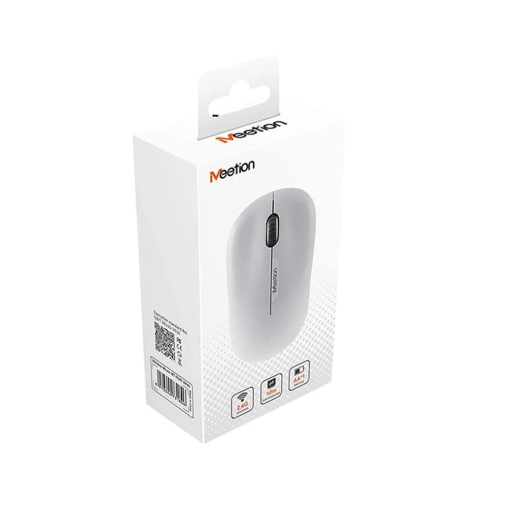MeeTion MT-R545 Cordless Optical Usb Computer 2.4GHz Wireless Mouse -White