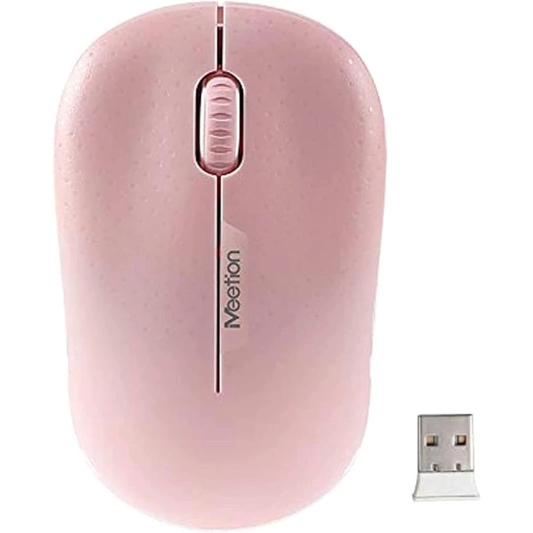 ماوس لاسلكي MeeTion MT-R545 بصري USB لاسلكي 2.4 جيجا هرتز - وردي