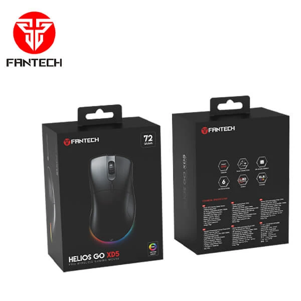 FANTECH HELIOS XD5 ERGONOMIC WIRELESS GAMING MOUSE