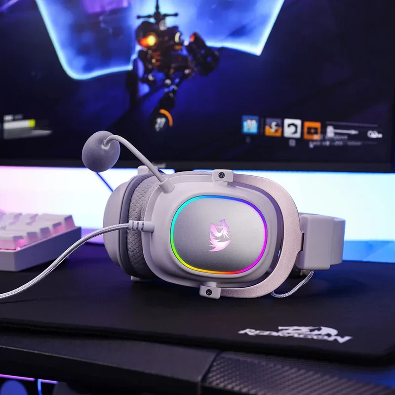 Redragon H510 ZEUS-X RGB White Wired Gaming Headset