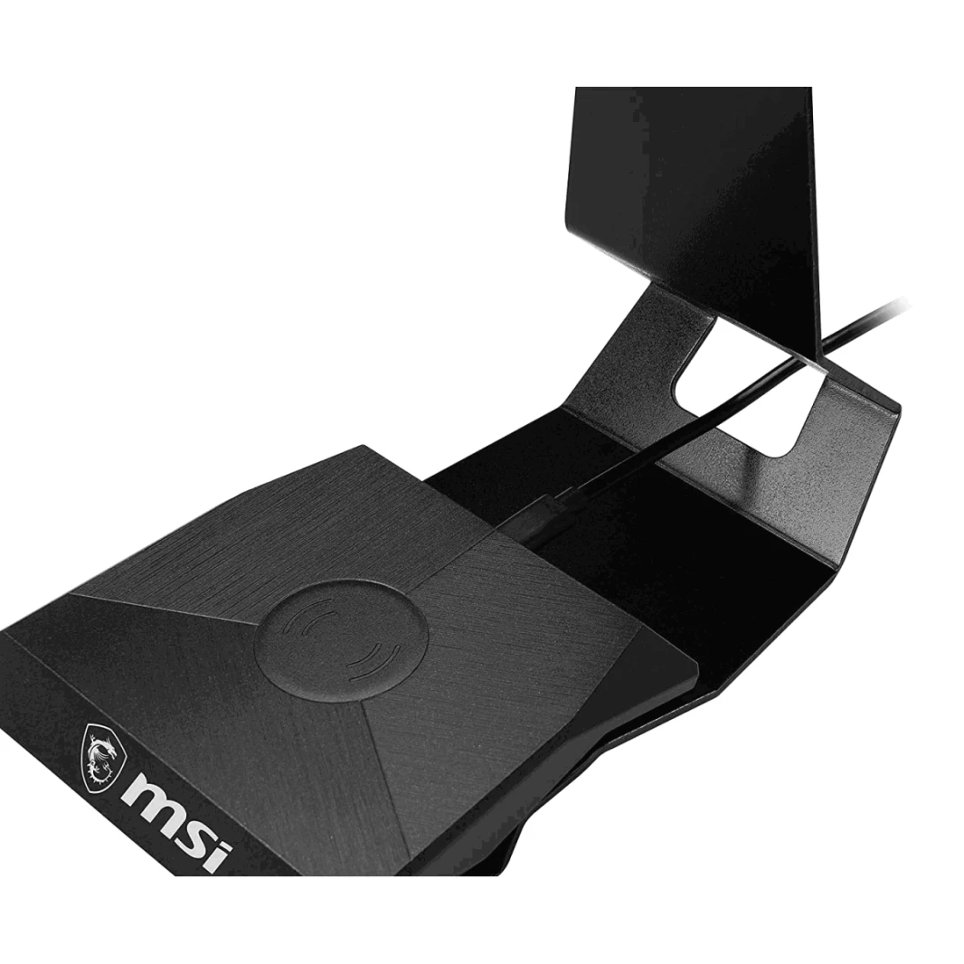حامل سماعة الرأس وشاحن Qi من MSI IMMERSE HS01 COMBO