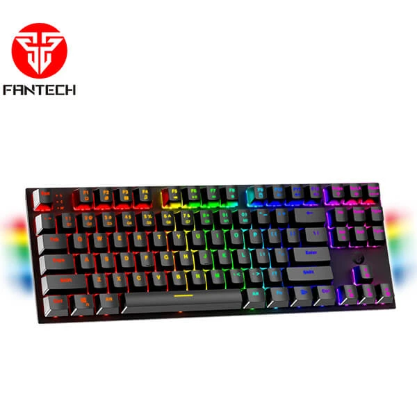 لوحة مفاتيح ميكانيكية FANTECH MAXFIT87 MK856 RGB (مفتاح أحمر)