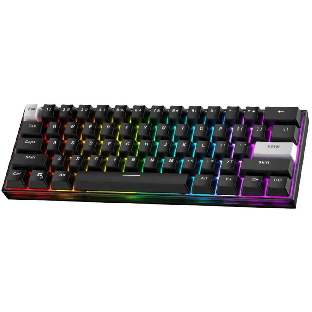 لوحة مفاتيح الألعاب الميكانيكية المعيارية FANTECH MAXFIT61 MK857 FROST RGB